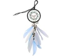 1pcs Aatrape-Rêves 40mm À La Main Capteur De Rêves Plume Perle Voiture Suspendue Décoration De La Maison Voiture Intérieur Fait Main Capteur De Rêves Suspendu Attrape-Rêves