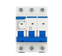 1pcs AC Breaker Mcb NXB-63 3P 6A 10A 16A 25A 32A 50A 63A Dc Electrical Mini Circuit Breakers, Pièces(10A)