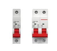 1PCS AC MCB YCB7-63N Courbe C 230/400V~ 50HZ/60HZ Mini disjoncteur 1P 2P 3P 4P 3A 6A 10A 16A 20A 25A 32A 40A 50A 63(2,25A)