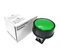 1pcs AR30B2R-11G/R/B Dual-Hand Activation Mushroom Head Push Button Switch for Press Machines 72mm Outer Diameter(Green,AR30B2R_11 1NO1NC)