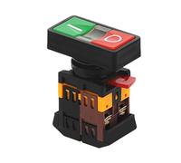1pcs AS-22N 25N Start-Stop Double interrupteur à boutons-poussoirs avec lampe à LED interrupteur industriel (Color : 24v)
