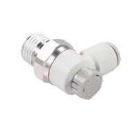 1PCS AS1201F AS2201F 3201F Régulateur de vitesse avec raccord à une touche Compteur de sortie Vanne d'étranglement Raccord pneumatique(03-12SA,Exhaust Regulating)
