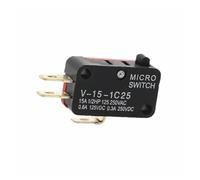 1Pcs Automation Limit Switch V-15-1C25 Roller Lever Snap Action 250V 16A 1NO 1NC NWPNLXEA(10Pcs)