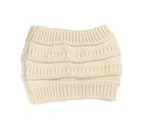 1Pcs Autumn Winter Women Turban Headwraps Headwear Ear Warmer Knitting Headband Hair Band Ponytail Beanie Hat(Color 8)