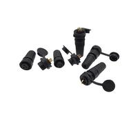 1Pcs Aviation Connector Waterproof Plug Socket IP67 PY07 Z108 Butt Connectors 2pin 3pin 4pin 5pin 6pin 7pin 8pins NWPNLXEA(6P Threaded)