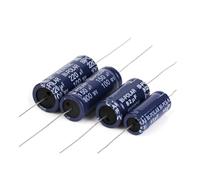 1Pcs B10A 100V Superior Capacitor Horizontal Electrolytic Capacitor Speaker Frequency-Divided Audio Capacitor Audiophile NWPNLXEA(390uF 100V)