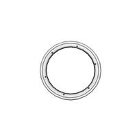 1Pcs Bague à rouleaux croisés RE18025 RE18025UU RE18025UUC0 RE18025UUCC0 Type de bague intérieure en deux pièces for remplacer le roulement(RE18025UUC0)