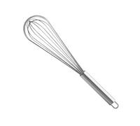 1PCS Balloon Whisk Stainless Steel 18/8 Wire Beater 8"10"12" Kitchen Cooking Tool No-Stick For Egg(10 Inch Black)