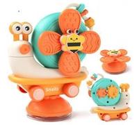 1pcs Bébé Ventouse Chaise Haute Dès 6-12 Mois, Montessori Sensoriels Jouet Eveil Bebe 1er Age, D'éveil Jouet Bain Bébé Cadeau Enfant 7 8 9 10 11 Mois 1 an Fille et Garçon G