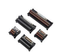 1PCS Bornier D-SUB - Plaque d'adaptation mâle/femelle, module de conversion double couche à montage sur rail sans soudure, montage traversant.(EXTB-DF50M-42D)