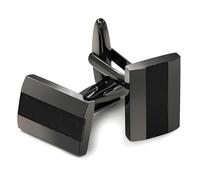 1pcs Boutons De Manchette Pour Homme,Fibre de Carbone Cufflink Classique Rectangle,Cufflinks,Pour Occasions spéciales, Mariage, marié, Meilleurs Cadeaux