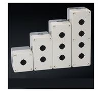 1Pcs Button switch box waterproof and dustproof emergency stop button box control box 1hole 2holes 3holes 4 holes industry NWPNLXEA(3hole)