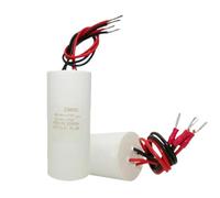 1PCS CBB60 trois 3 fils quatre 4 fils double condensateur 450V moteur grue palan démarrage condensateur universel(35UF-10UF Three-wire)