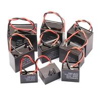 1pcs CBB61 450V 1uF 1.2UF 1.5UF 2UF 2.5UF 3UF 4UF 5UF 6UF 7 8UF 10 12 14 18 20 25UF Terminal Ceiling Fan electronic starter Running Capacitor NWPNLXEA(6uF)