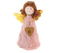 1Pcs Christmas Decorations Christmas Decoration Christmas Tree Decoration Christmas Tree Top Decoration Accessories Pendant Santa Suspension Plume Luminaire (Pink, One Size)