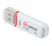 1PCS clé USB 8Go 8Gb Pen Drive USB 2.0 QUMOX Flash Stick Rouge/Blanc