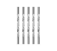 1PCS CNC WOOD CUTTER 4/6/8mm Tungsten Steel Wood Double Head Cutting Single Edge Spiral End Mill Woodworking Trimming(8X100X165L)