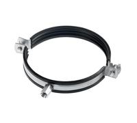 1pcs, Collier de Serrage 125mm Avec Joint en Caoutchouc, Filetage M8/M10, Support en Acier Pour Tuyau de Ventilation, Gaine Spiralée ou Descente D’eau, Montage Mural ou Plafond, de Steinberg14