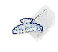 1Pcs Colorful Acetate Hair Claw Wave Edge