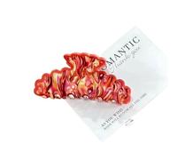 1Pcs Colorful Acetate Hair Claw Wave Edge
