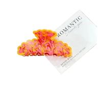 1Pcs Colorful Acetate Hair Claw Wave Edge