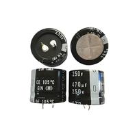 (1PCS) Condensateur électrolytique en aluminium 250V470UF 30X25 470UF 250V 30 * 25 105 degrés