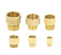 1pcs Connecteurs de tuyaux en Laiton en Laiton,M20x1.5 Male,M18x1.5 Female