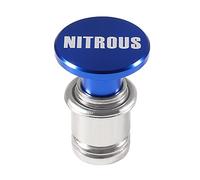 1pcs Couvercle de prise allume-cigarette pour voiture Chauffe allume-cigare Bouton poussoir 12V EJECT FIRE MISSIL Bouton de remplacement convenant à la plupart des véhicules automobiles (Blue NITROUS)