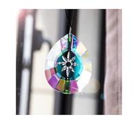 1pcs Crystal Trap Hanging Prism Chandelier Colorful Light Refracting Decoration Home Accessories