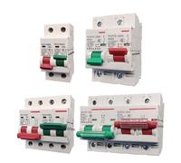 1pcs DC 1P+1P 2P+2P Circuit Breaker MCB Double Power Conversion Interlock 32A 63A 80A 100A 125A 150A 160A 200A 250A Battery Protector(1p,125A)