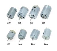 1PCS DC electronic starter 3V 6 V 12V 130 140 260 280 365 370 380 385 High Speed Carbon Brush for DIY Hair Dryer Toy Fan Engine Part CZAOINCU(1PCS 260 Motor)