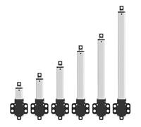 1PCS DC6V 12V 24V Petit Actionneur Linéaire 150MM/S 200MM 15KG Moteur Électrique for Armoires Ouvre-Fenêtre Robitcs Avec Support Gratuit(12V 15mm Stroke,Load 7N)
