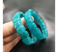 1pcs de Jade à Main Bleu Naturel Boutique de Mode Bijoux Femmes Bleu (Couleur des gemmes: 1)