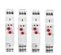 1pcs Delay on Delay off Timer Relay Electronic Type 16A AC230V OR AC/DC12-240V with CB GRT8-A/B/At/Bt(GRT8-A2-AC230V)