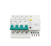 1PCS Disjoncteur à courant résiduel Interrupteur principal avec parasurtenseur 1P 2P 3P 3P+N 4P AC400V RCBO MCB avec protection contre la foudre SPD(4P,16A)