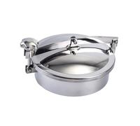 1pcs DN150-DN400 Stainless Steel Manway Cover - 304/316L Quick Opening Handhole for Tank & Vessel Access(DN350,SUS316L)
