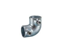 1pcs DN25(ID 35mm)Elbows Tube Raccords tubulaires en acier forgé galvanisé pour système de garde - corps