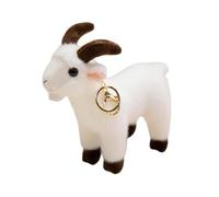 1pcs doux peluche debout chèvre jouet réaliste chèvre pendentif jouets en peluche mignon mini animal cool porte-clés sacs décoration