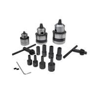 1Pcs Drill Chuck JT0/B10/B12 Adapter 0.3-10mm | Steel Copper Coupling Shaft Sleeve 4-12mm(JT0 chuck and 4mm)