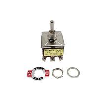 1PCS E-TEN 403 10A/380VAC 15A/250VAC 3 positions 4PDT ON/OFF/ON 12 broches interrupteur à bascule marron(403)