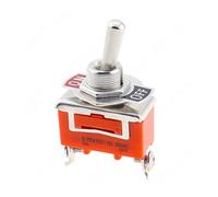 1pcs E-TEN1021 2-Pin SPST 2 Terminal ON-OFF 15A 250V Toggle Switch orange NWPNLXEA(E-TEN1021)