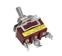1Pcs E-TEN1121 Copper Pin 12mm 3Pin 2Position ON-ON Rocker Switch Toggle Switch 10A 380VAC/15A 250V NWPNLXEA(Iron contact)