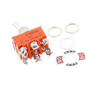 1PCS E-TEN1322 15A/250V 6 pin Waterproof Switch Cap On-Off-On Miniature Toggle Switches orange NWPNLXEA(CAP 1PCS)