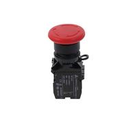 1Pcs Emergency Stop Switch Push Button Mushroom Type 1NO+1NC