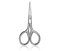 1pcs en acier inoxydable petit maquillage de maquillage ciseaux de toilettage sourcils for la manucure de la cuticule de l'ongle et de la moustache Triming nez Hair Tool(Red)