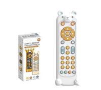 1Pcs Enfants Télécommande Sensorielle, Musical pour 1-3 Ans Nourrissons, Simulation TV Télécommande avec Musique et Lumière