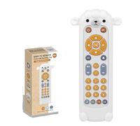 1Pcs Enfants Télécommande Sensorielle, Musical pour 1-3 Ans Nourrissons, Simulation TV Télécommande avec Musique et Lumière
