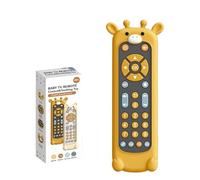 1Pcs Enfants Télécommande Sensorielle, Musical pour 1-3 Ans Nourrissons, Simulation TV Télécommande avec Musique et Lumière