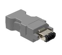1Pcs Female Connector 6 Pin Firewire IEEE 1394 For Yaskawa For Servo electronic starter Encoder 6P SM-6E Encoder RUAJOGYNVM(SM-6P male head f)