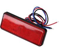 1pcs Feu Arrière Led Pour Feu Antibrouillard Arrière De Voiture Utv K Reflecteur Rectangulaire Feu Stop Arrière Moto Feu Stop Arrière Led Rectangulaire Feu Stop Arrière
